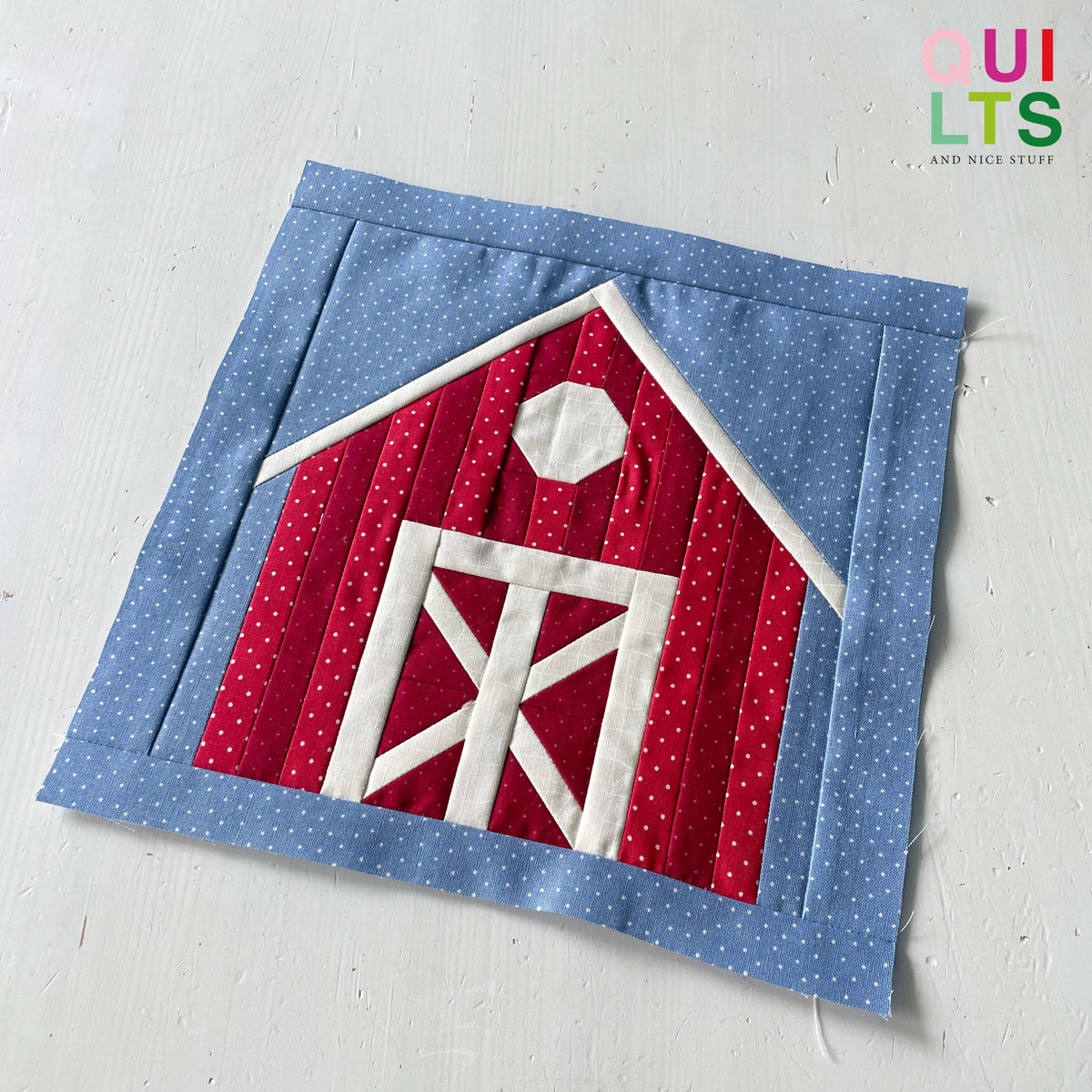 Scheune – PDF Quilt Block Anleitung