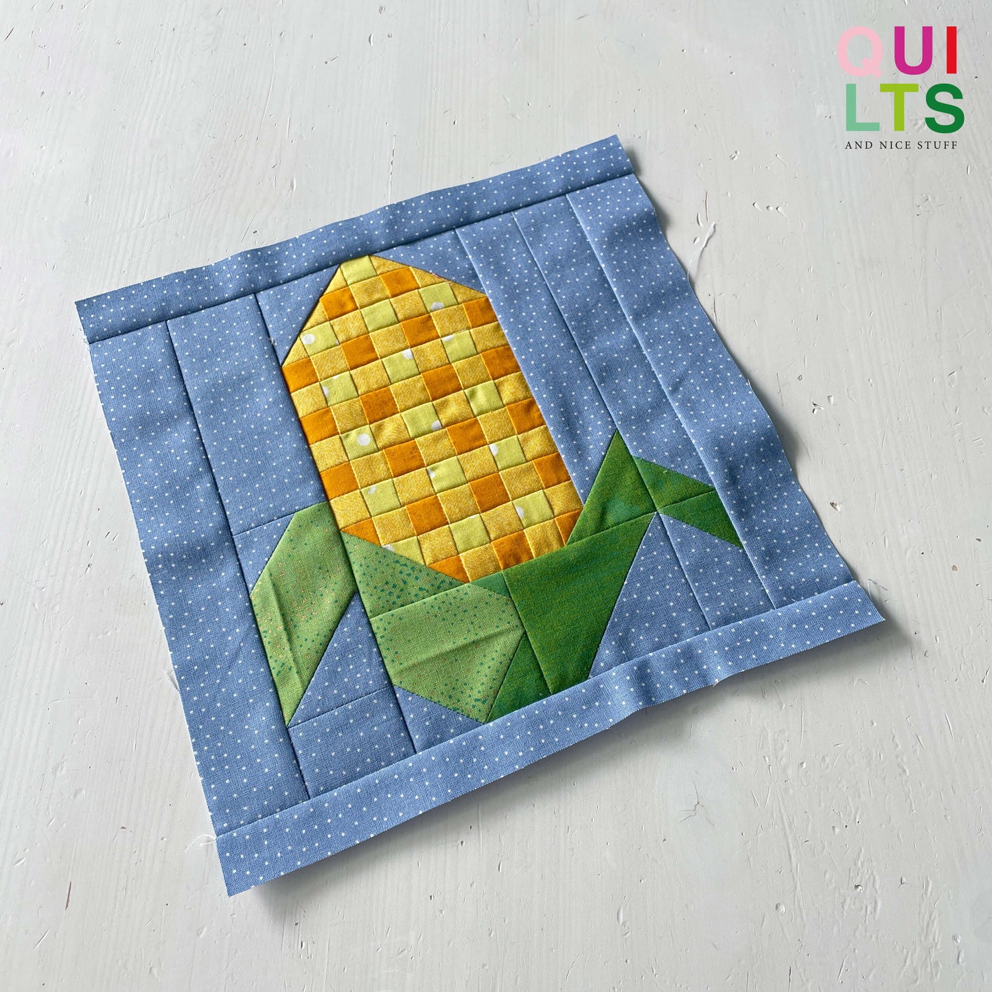 Maiskolben – PDF Quilt Block Anleitung