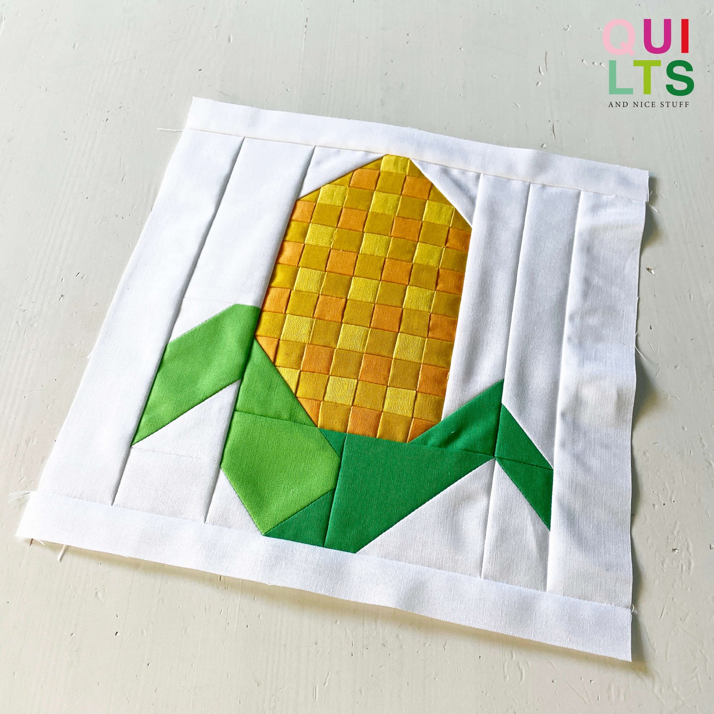 Maiskolben – PDF Quilt Block Anleitung