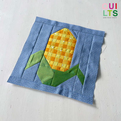 Maiskolben – PDF Quilt Block Anleitung