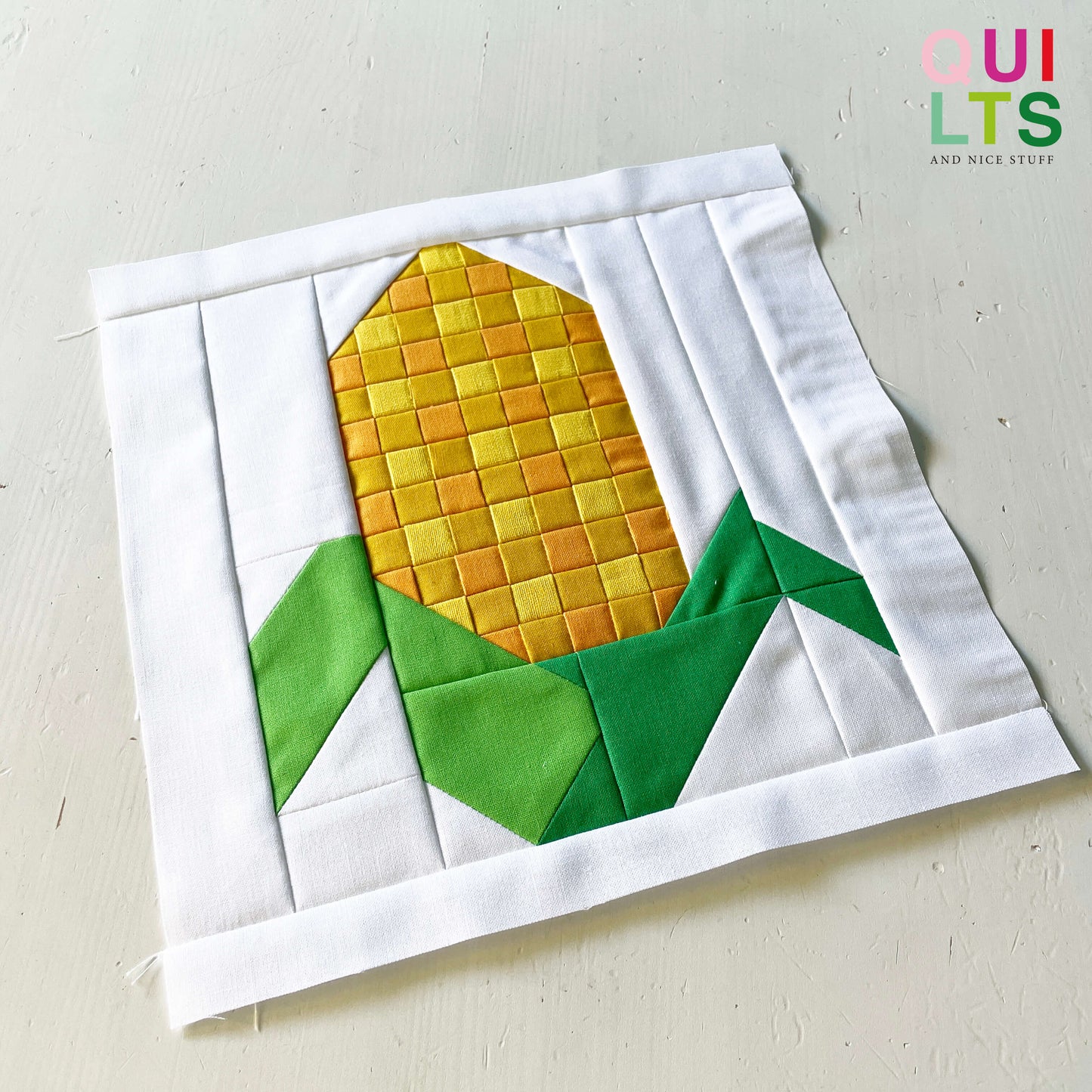 Maiskolben – PDF Quilt Block Anleitung