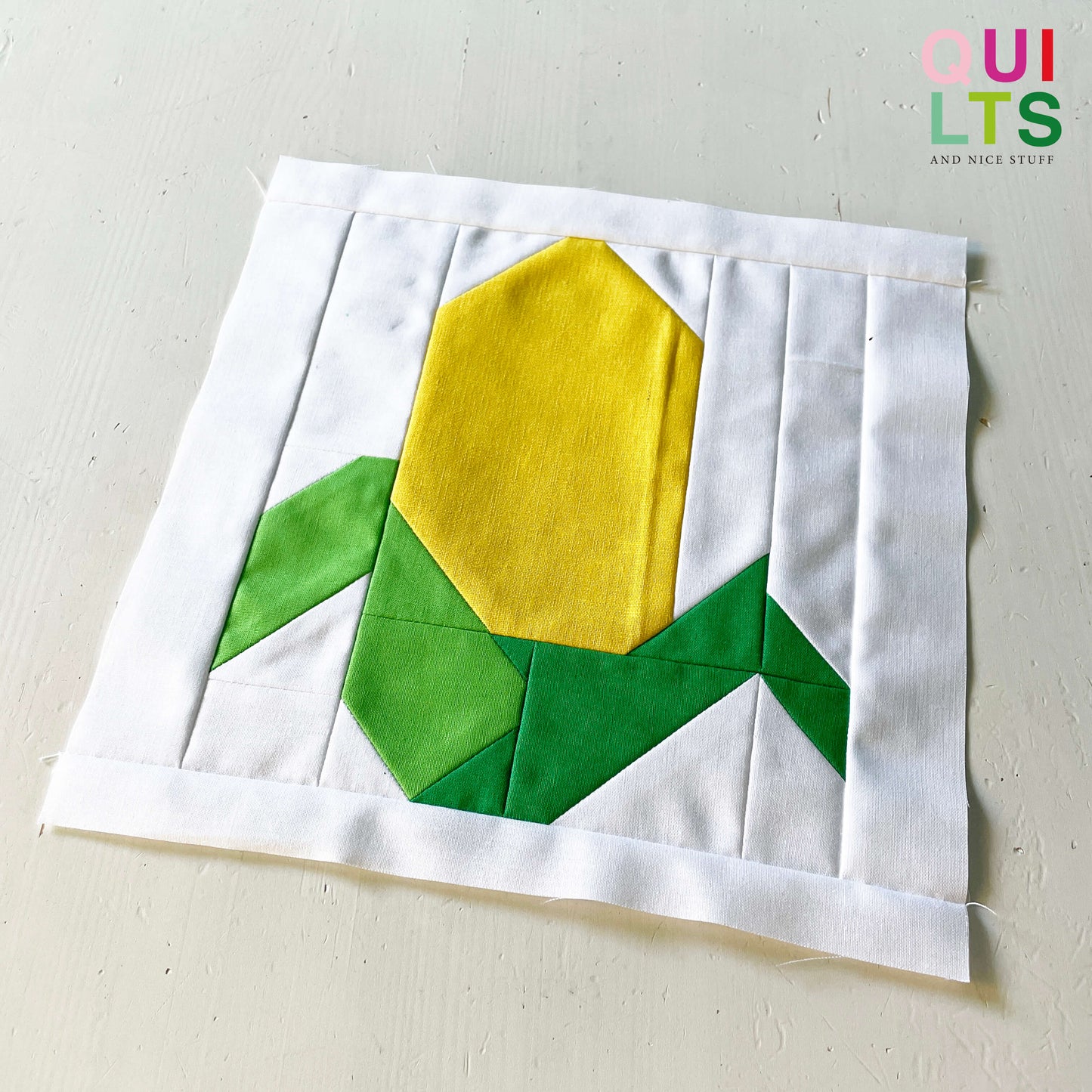 Maiskolben – PDF Quilt Block Anleitung