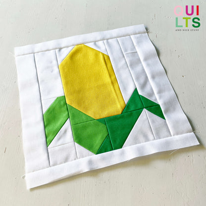 Maiskolben – PDF Quilt Block Anleitung