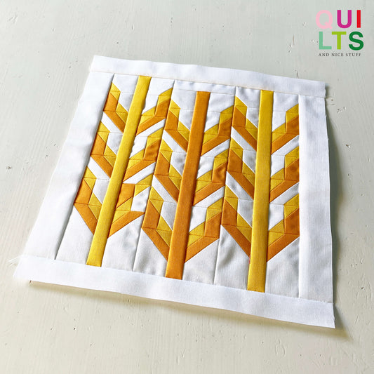 Field of Grain – PDF Quilt Block Pattern