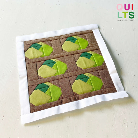 Field with Lettuce – PDF Quilt Block Pattern