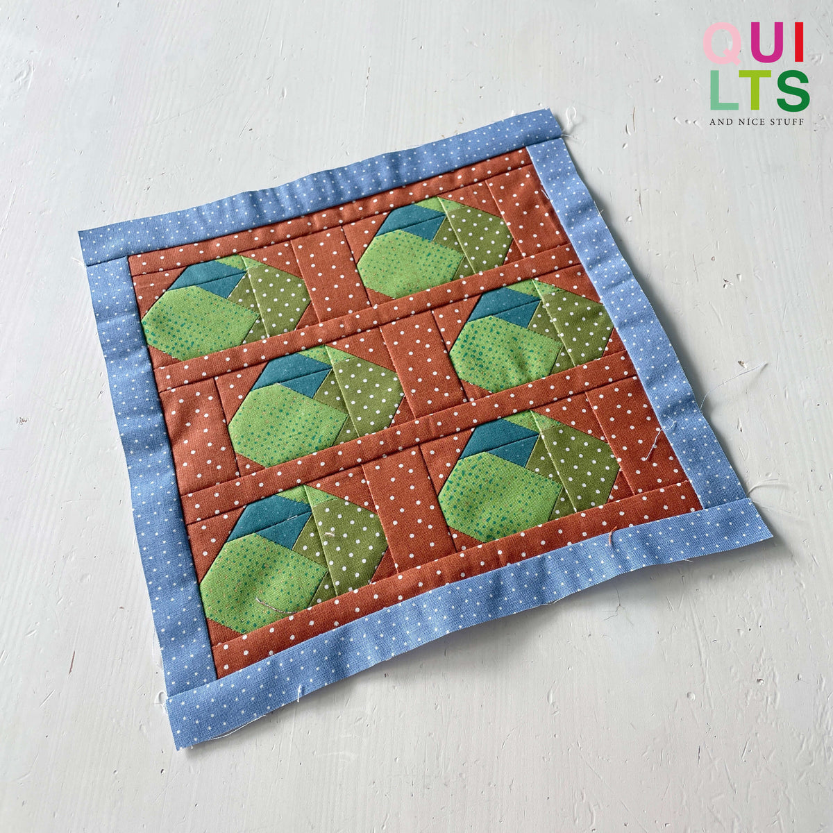 Salatfeld – PDF Quilt Block Anleitung