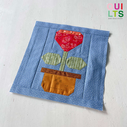 Blume 1 – PDF Quilt Block Anleitung