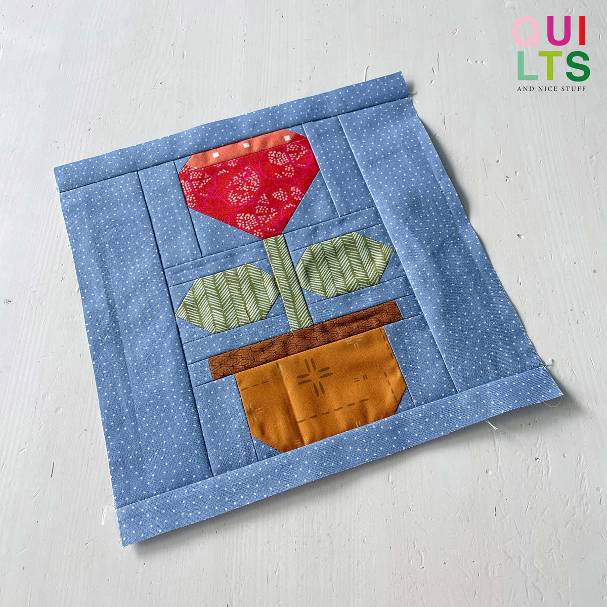 Blume 1 – PDF Quilt Block Anleitung
