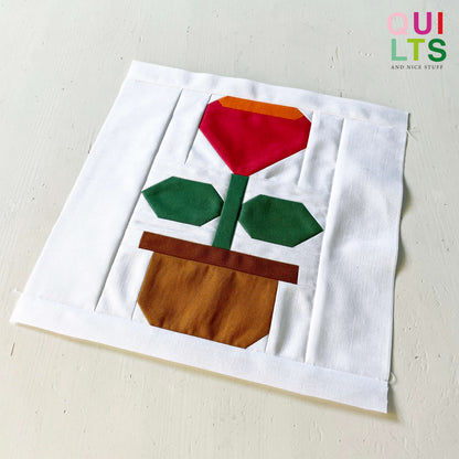 Blume 1 – PDF Quilt Block Anleitung