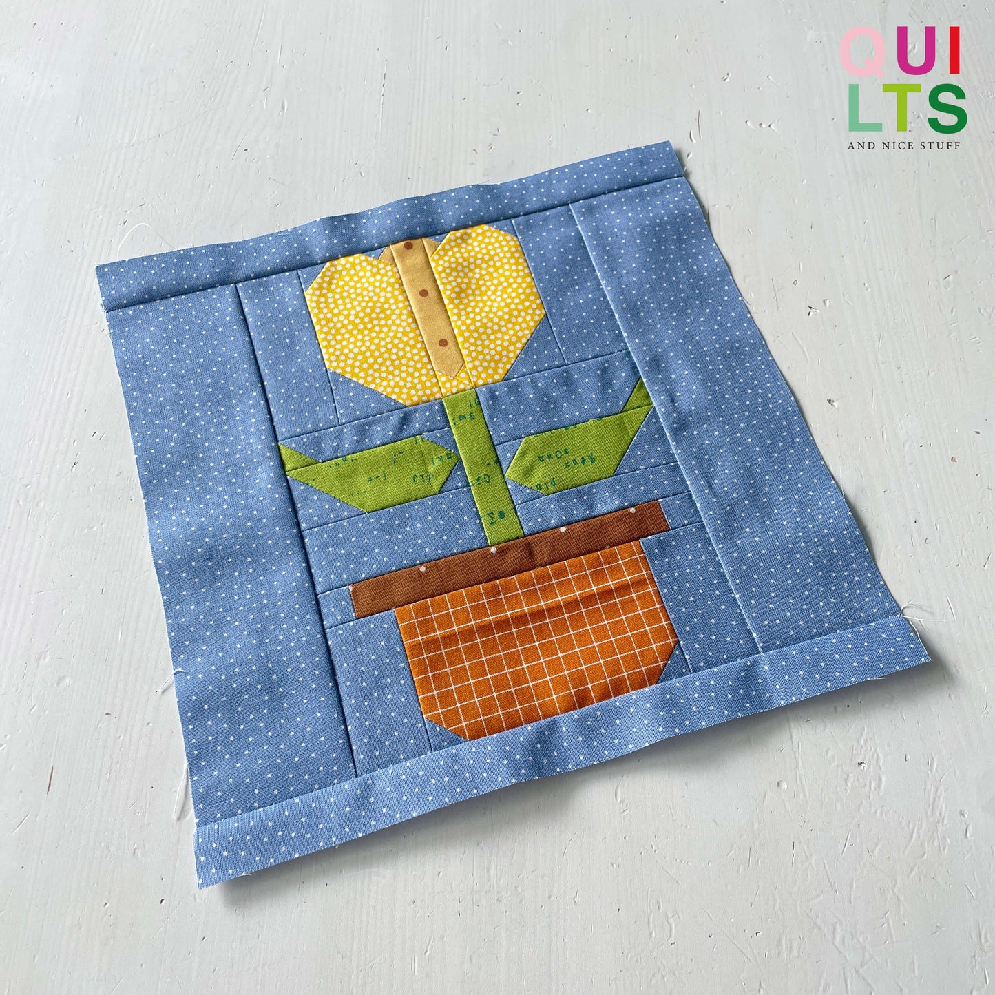 Blume 2 – PDF Quilt Block Anleitung