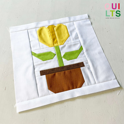 Blume 2 – PDF Quilt Block Anleitung