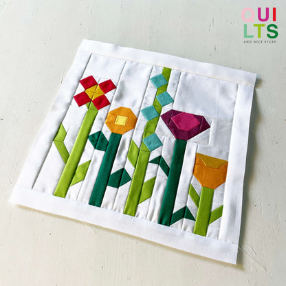 Blumenwiese – PDF Quilt Block Anleitung
