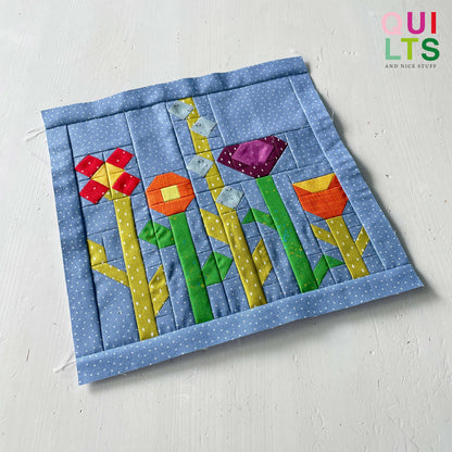 Blumenwiese – PDF Quilt Block Anleitung
