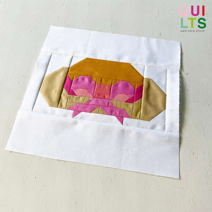 Hut mit Schleife – PDF Quilt Block Anleitung