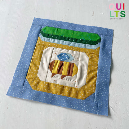 Honigglas – PDF Quilt Block Anleitung