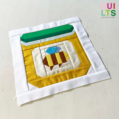 Honigglas – PDF Quilt Block Anleitung
