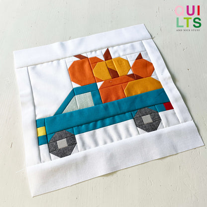 Load of Pumpkins – PDF Quilt Block Pattern