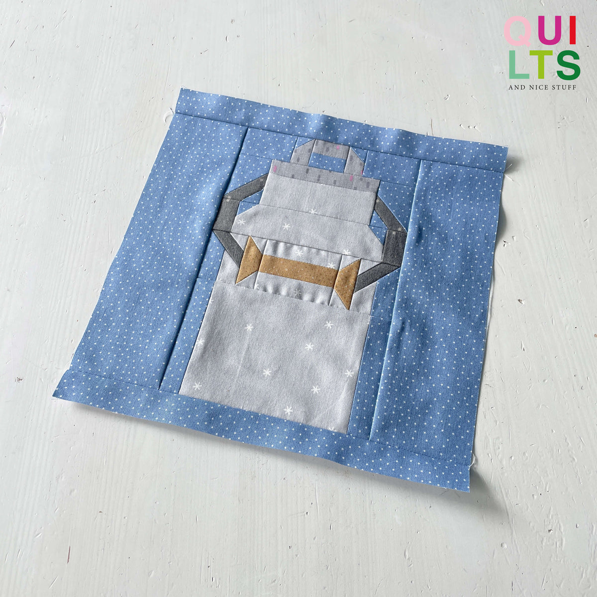 Milchkanne – PDF Quilt Block Anleitung