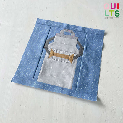 Milchkanne – PDF Quilt Block Anleitung