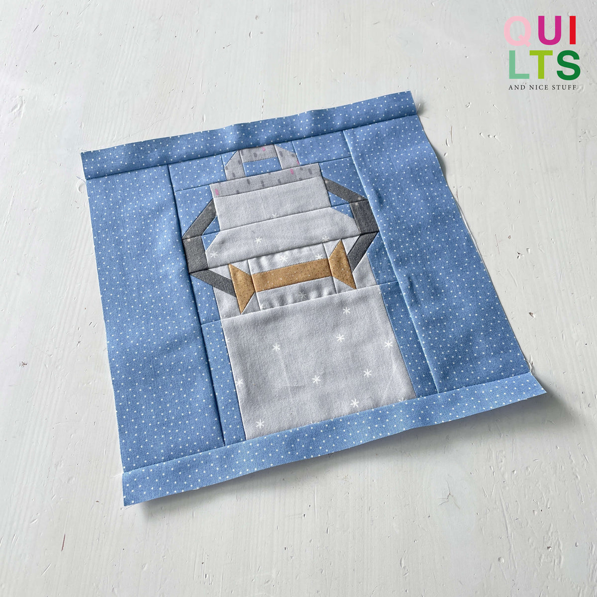 Milchkanne – PDF Quilt Block Anleitung