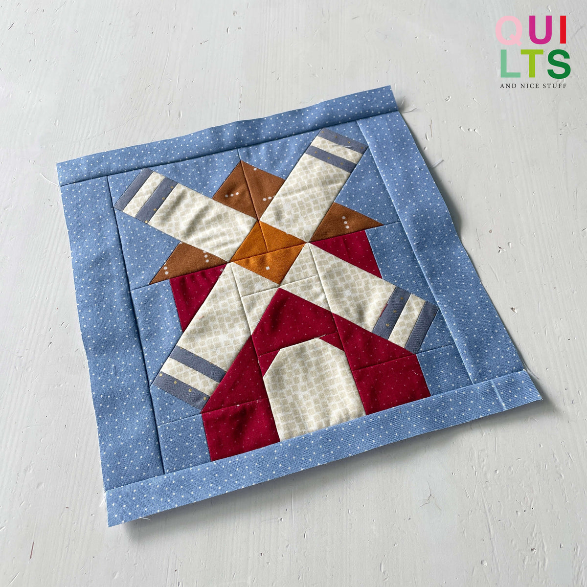 Mühle – PDF Quilt Block Anleitung