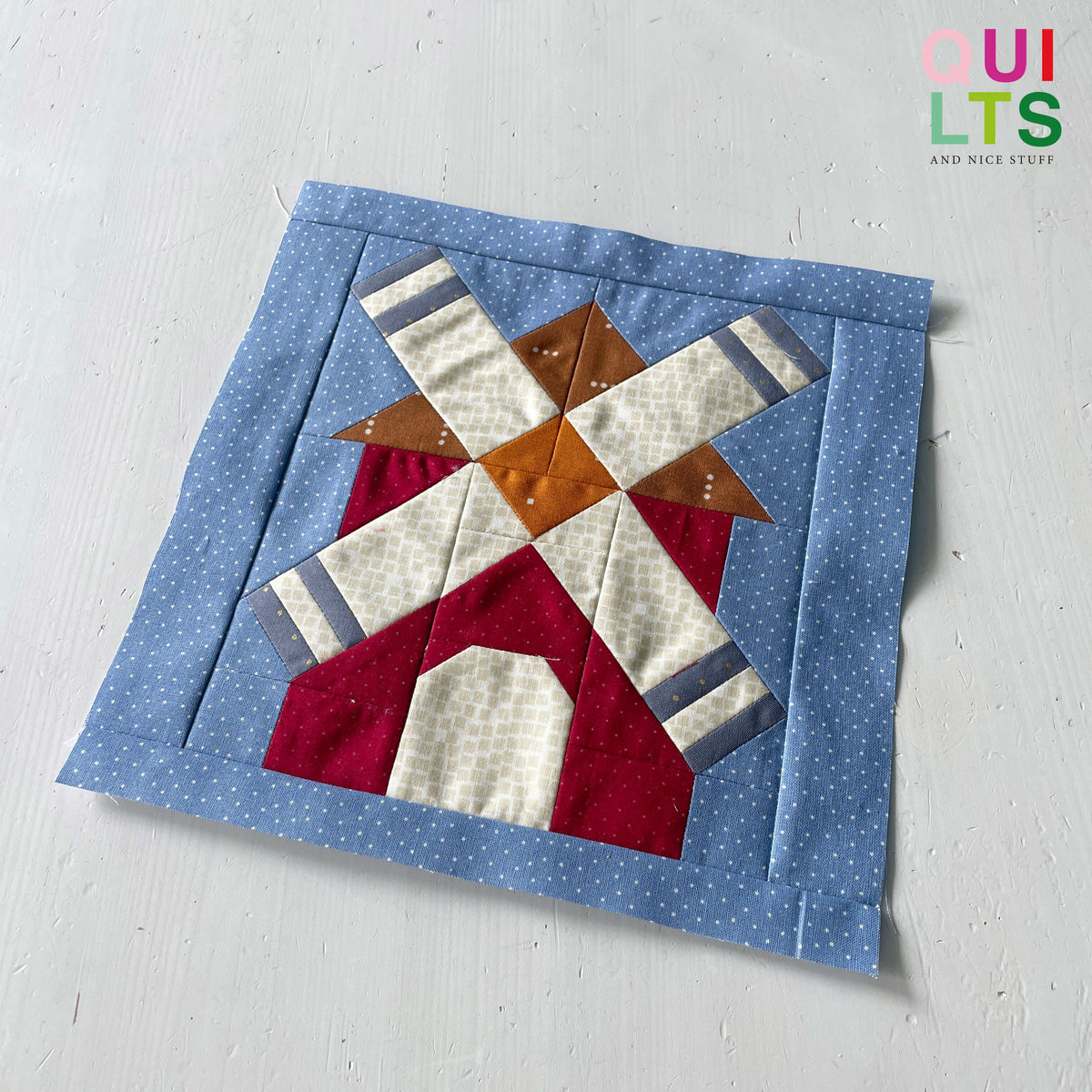 Mühle – PDF Quilt Block Anleitung