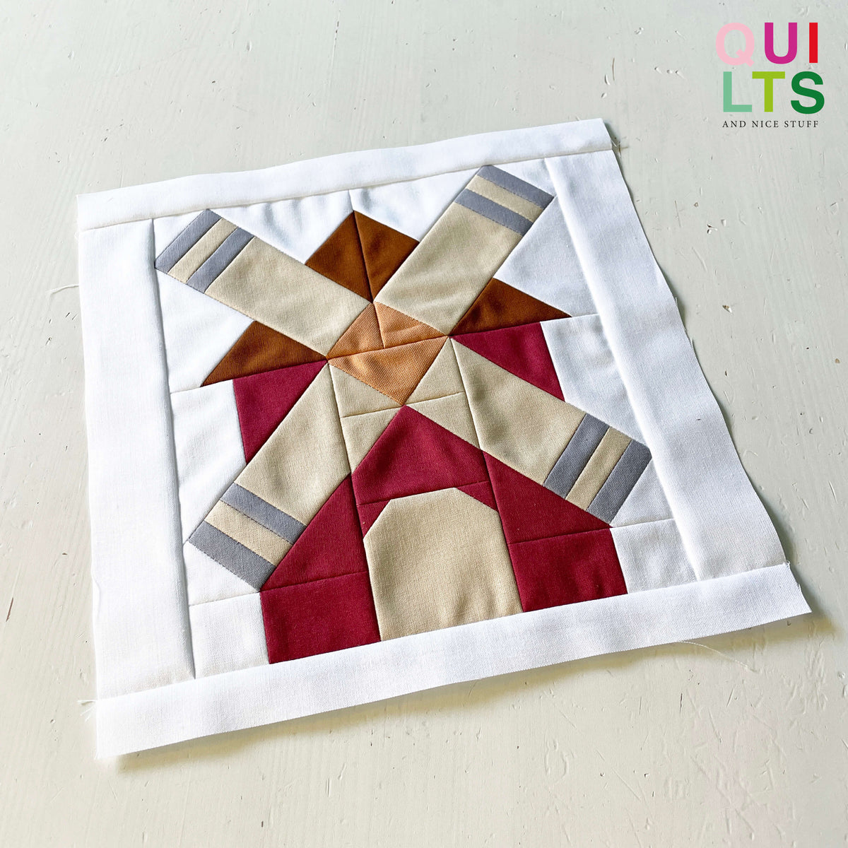 Mühle – PDF Quilt Block Anleitung