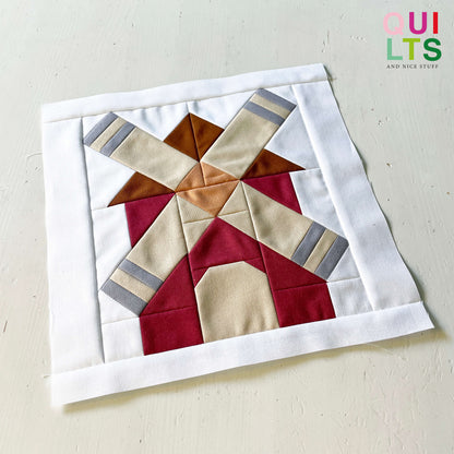 Mühle – PDF Quilt Block Anleitung