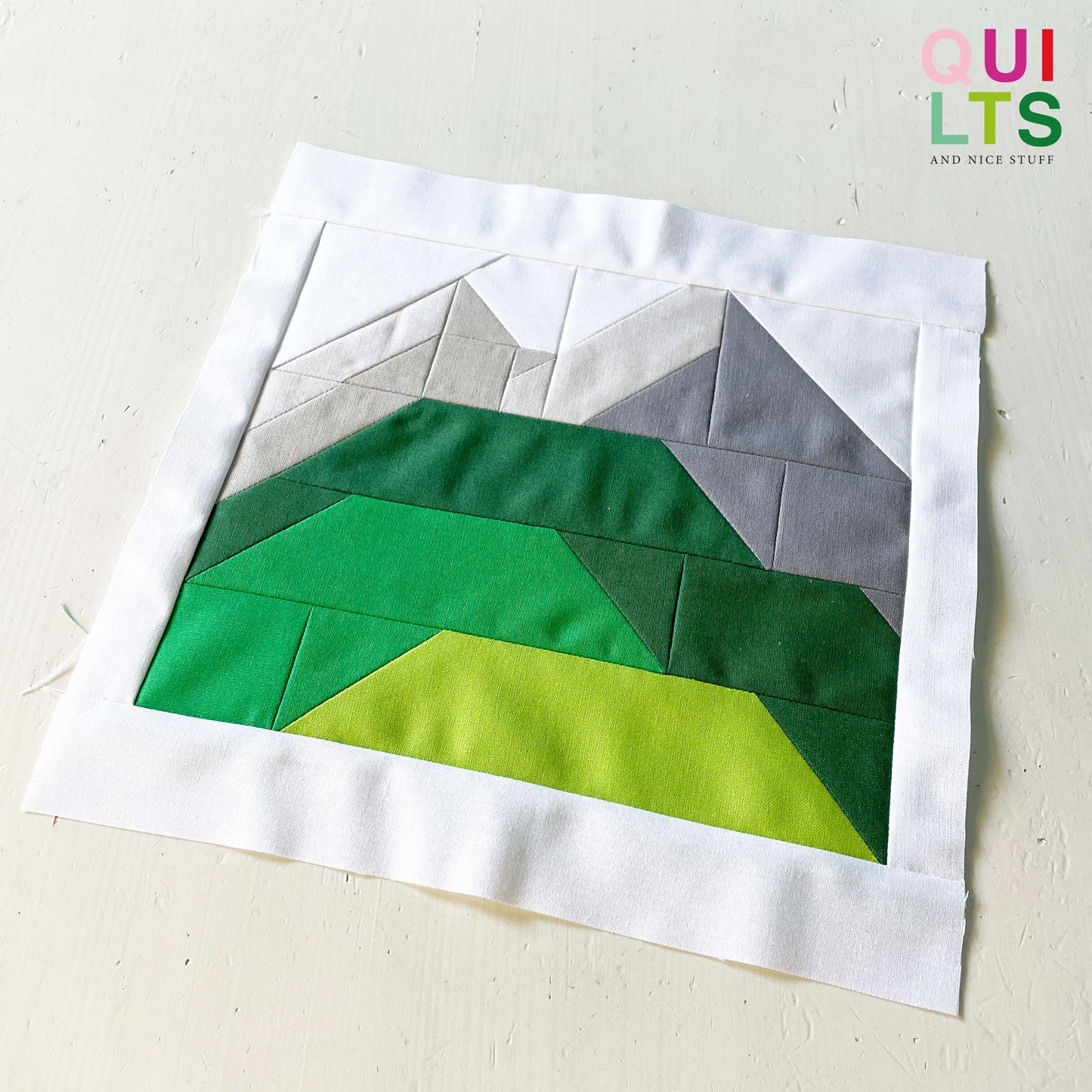 Berge – PDF Quilt Block Anleitung