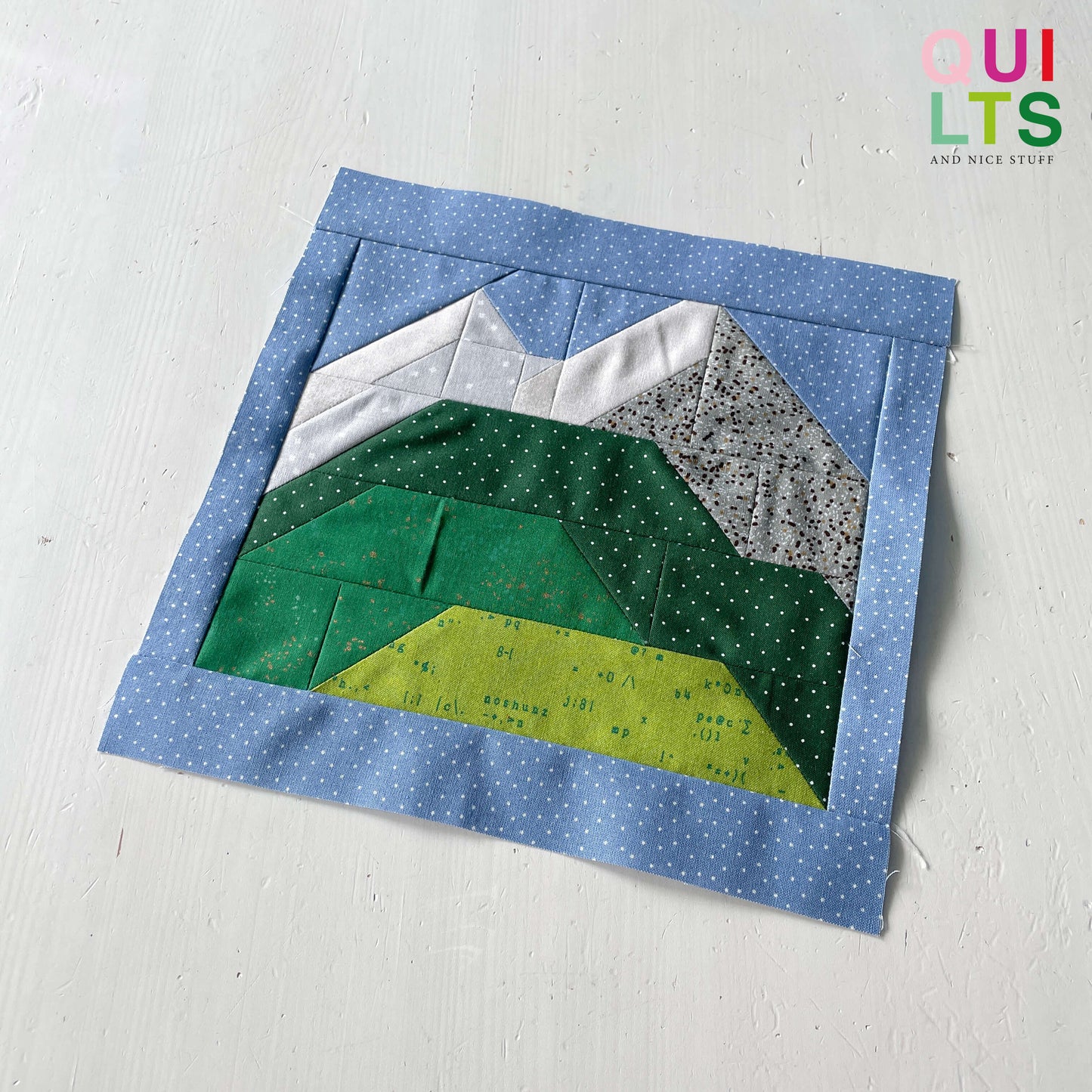 Berge – PDF Quilt Block Anleitung