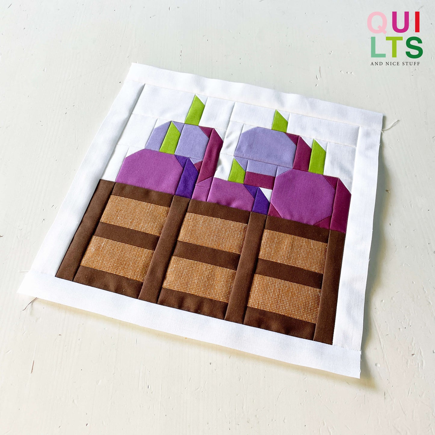 Zwiebelkiste – PDF Quilt Block Anleitung