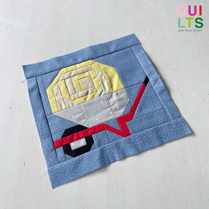 Schubkarre mit Heuballen – PDF Quilt Block Anleitung