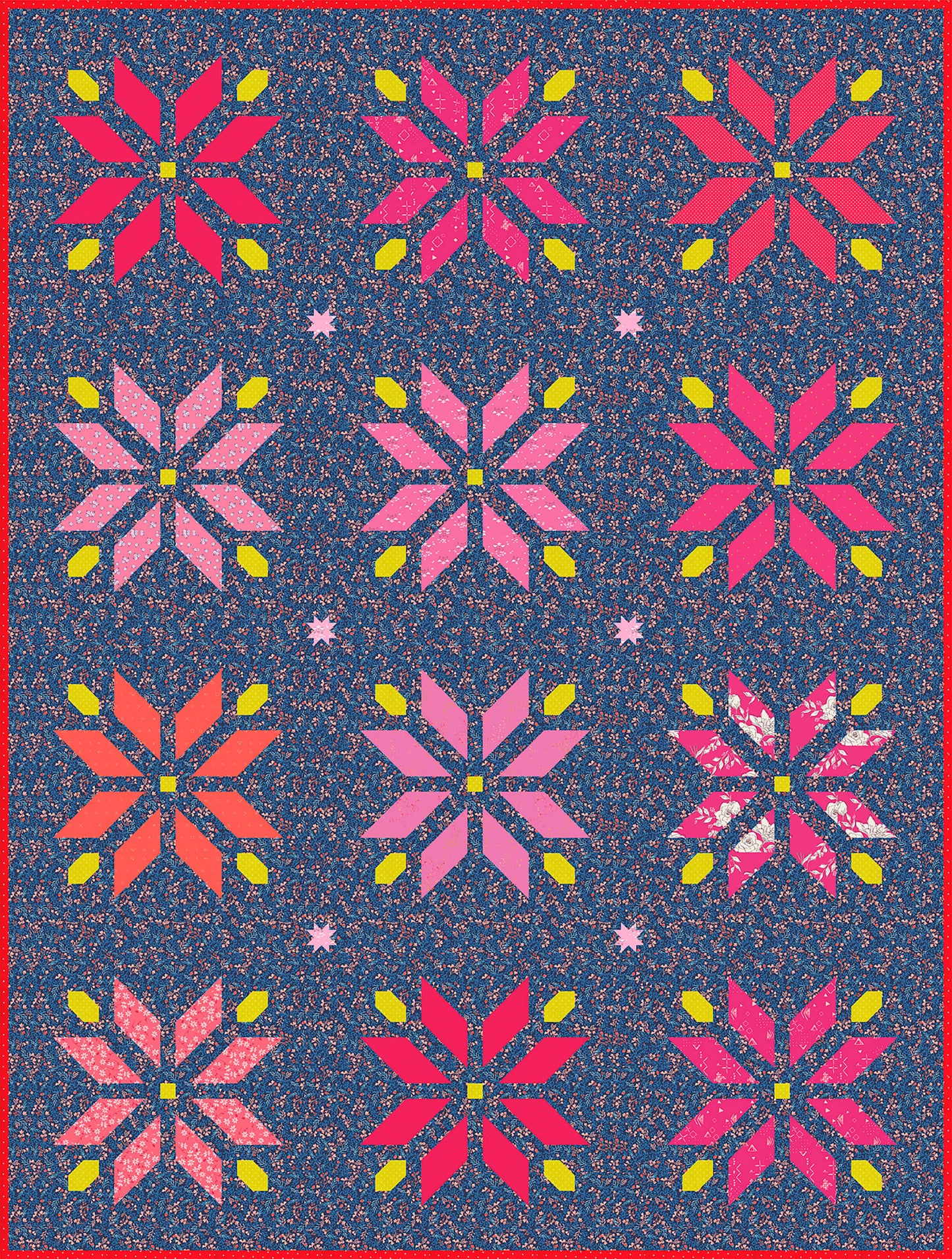 Flower 2 – PDF Quilt Block Pattern