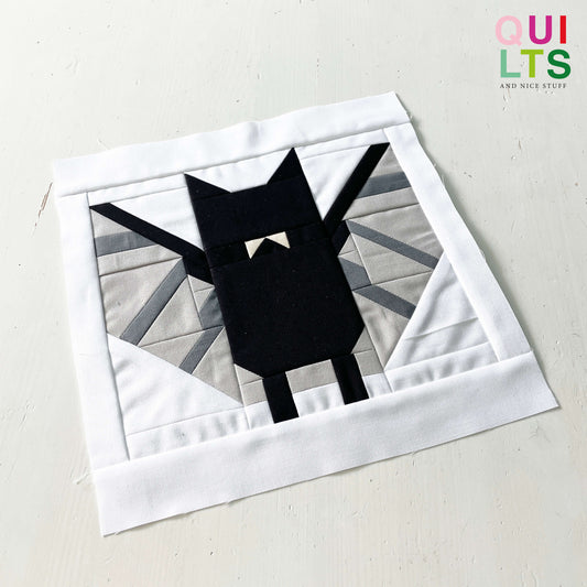 Bat – PDF Quilt Block Pattern