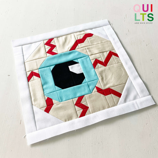 Bloody Eye – PDF Quilt Block Pattern