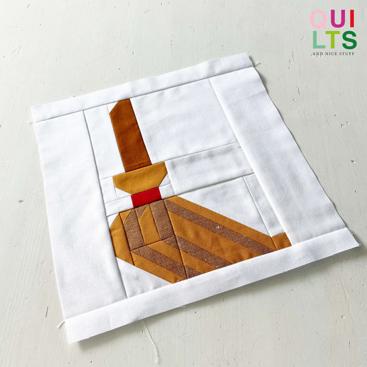 Broom – PDF Quilt Block Pattern
