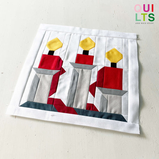 Candles – PDF Quilt Block Pattern