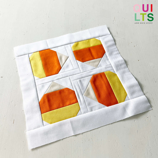 Candy Corn – PDF Quilt Block Pattern