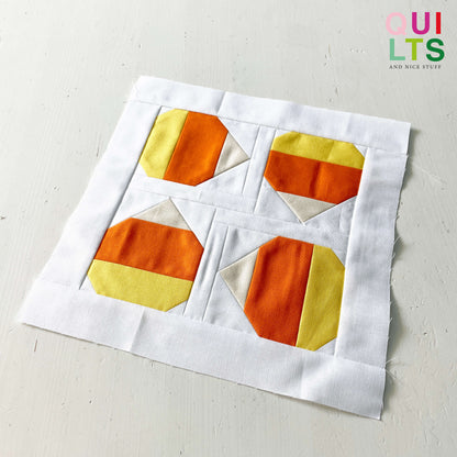 Zuckermais – PDF Quilt Block Anleitung