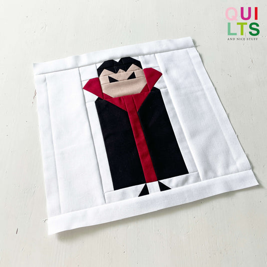 Dracula 1 – PDF Quilt Block Pattern