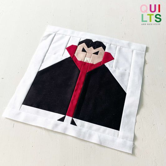 Dracula 2 – PDF Quilt Block Pattern
