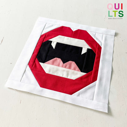 Dracula's Bite – PDF Quilt Block Pattern