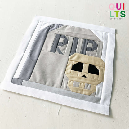 Gravestone – PDF Quilt Block Pattern