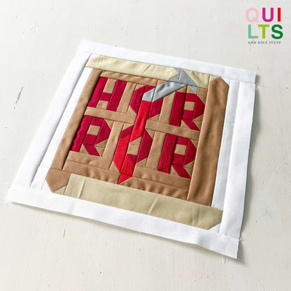 Horror-Karte – PDF Quilt Block Anleitung