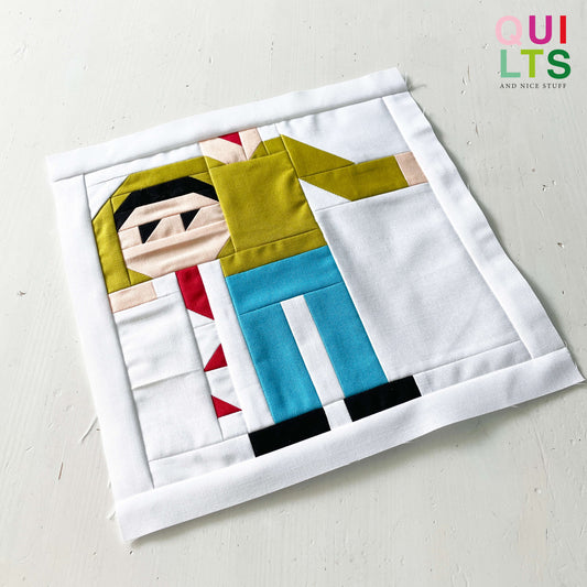 Headless Man – PDF Quilt Block Pattern