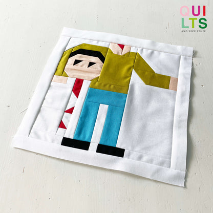 Headless Man – PDF Quilt Block Pattern
