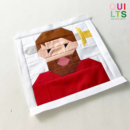 Knife in the head – PDF Quilt Block Pattern