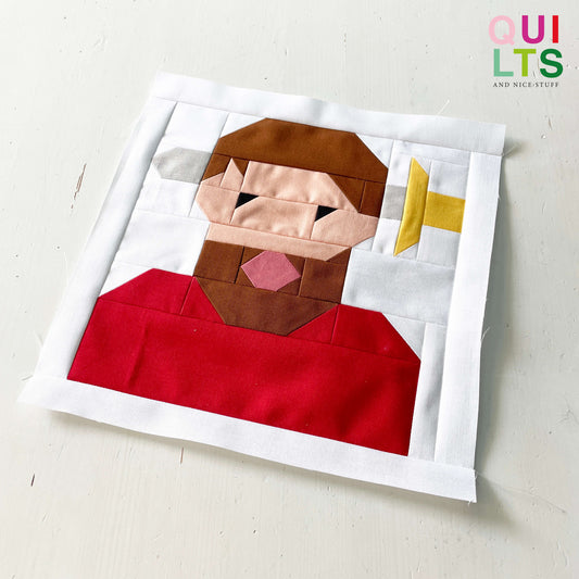 Knife in the head – PDF Quilt Block Pattern