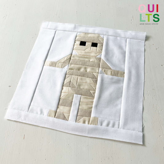 Mummy – PDF Quilt Block Pattern