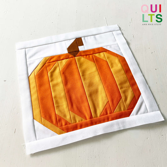 Pumpkin – PDF Quilt Block Pattern